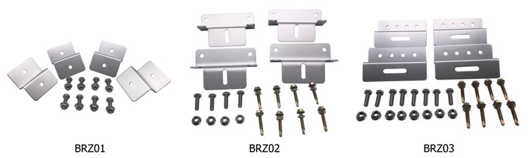 Solar Panel Mounting Z-Bracket Set